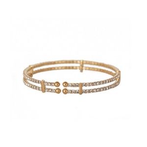 Gold & Swarovski Crystal Bracelet